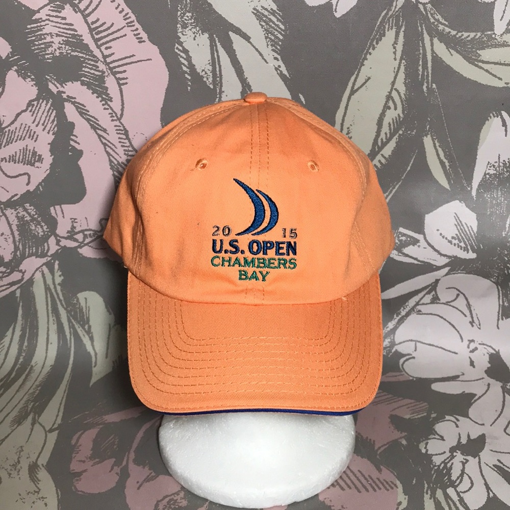 U.S. Open NEW 2015 Chambers Bay Light Orange Baseball Cap